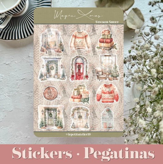 Christmas STICKERS · MAGIC XMAS