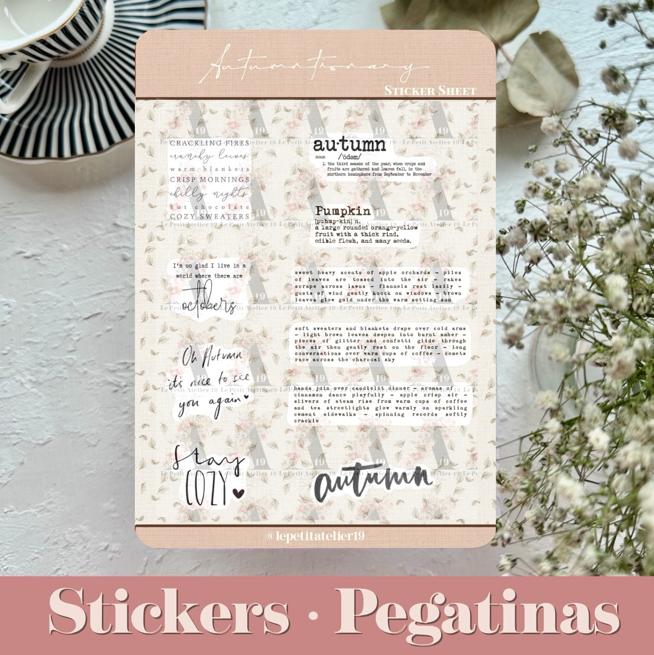 STICKERS · AUTUMNTIONARY