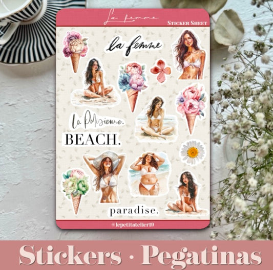 STICKERS · LA FEMME
