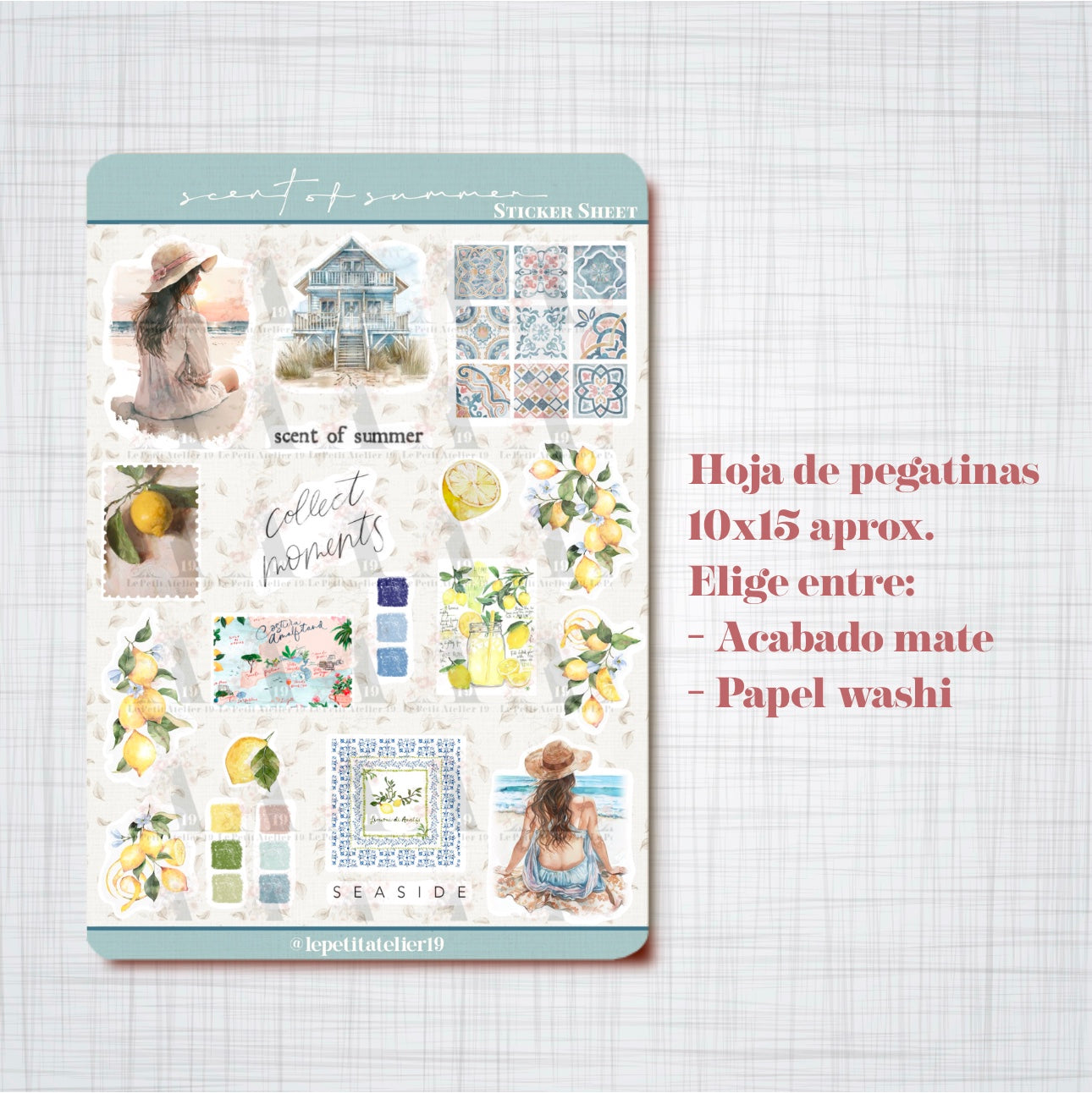 STICKERS · SCENT OF SUMMER