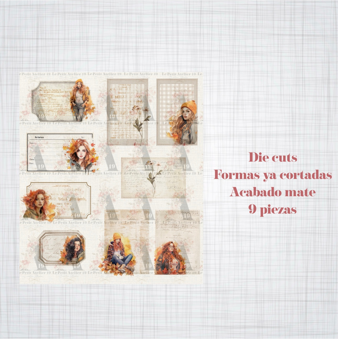 DIE CUTS Autumn Girls