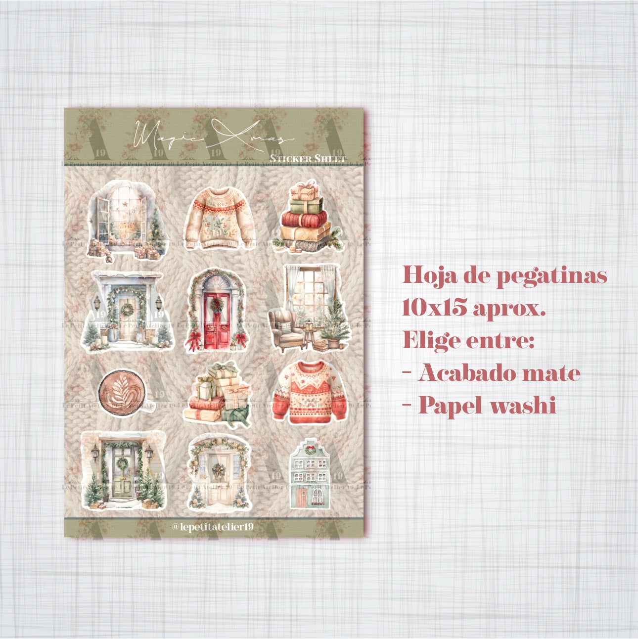 Christmas STICKERS · MAGIC XMAS
