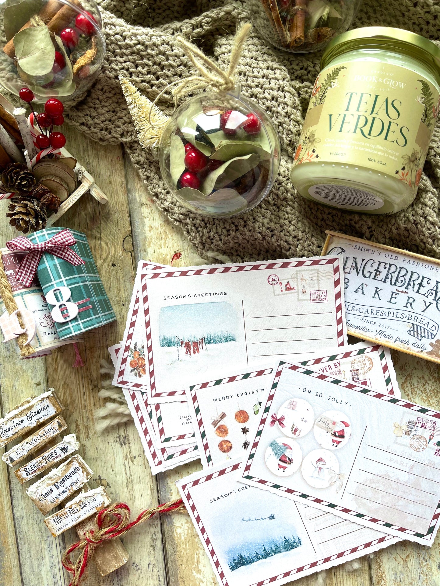 14 CHRISTMAS POSTCARDS