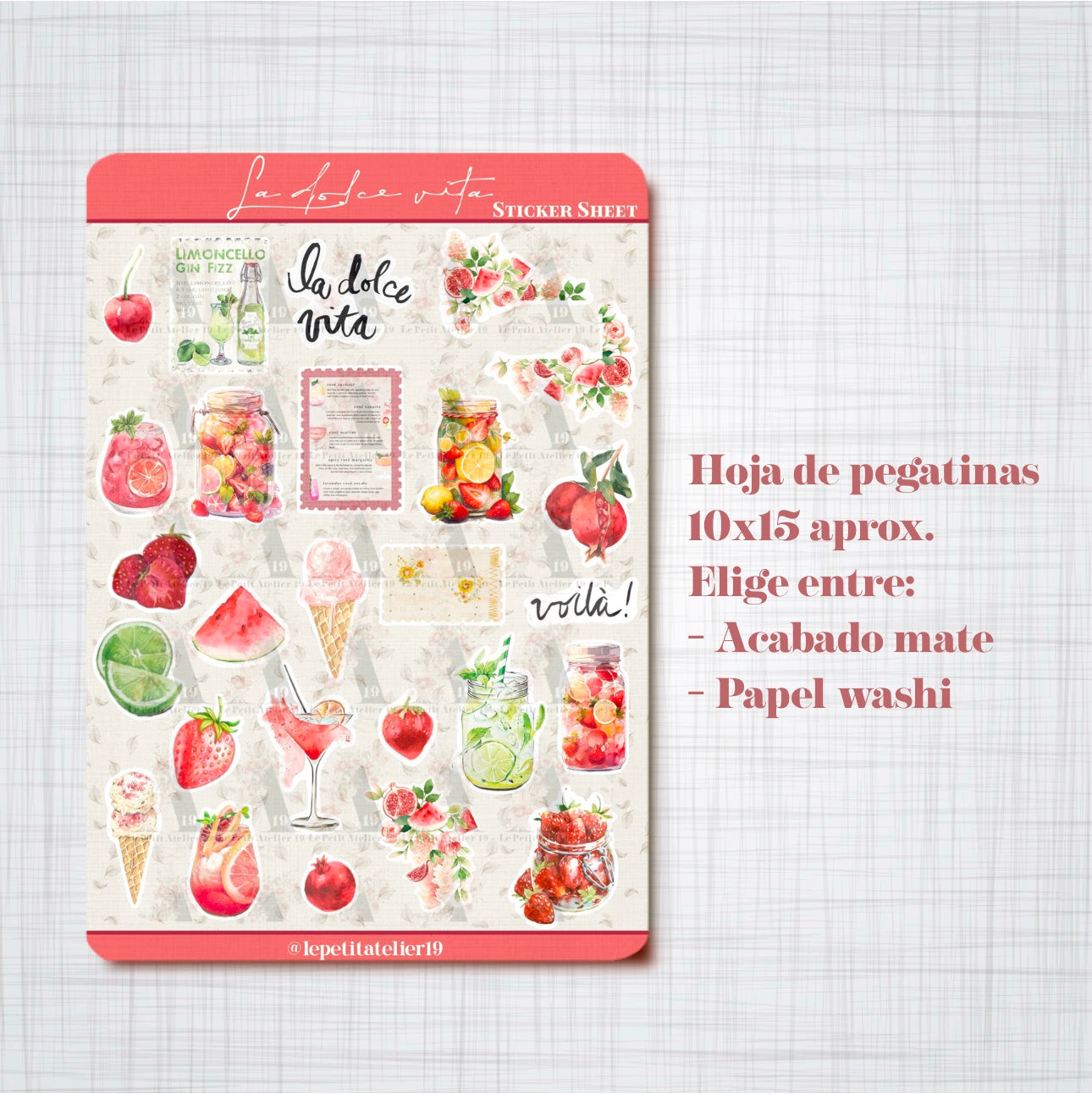 STICKERS · LA DOLCE VITA