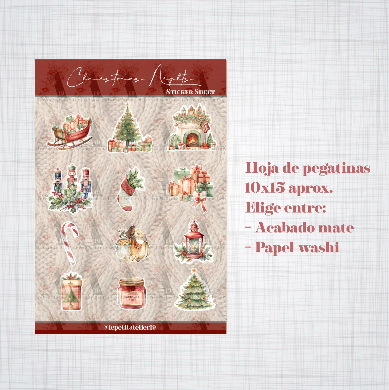 Christmas Stickers · XMAS NIGHTS