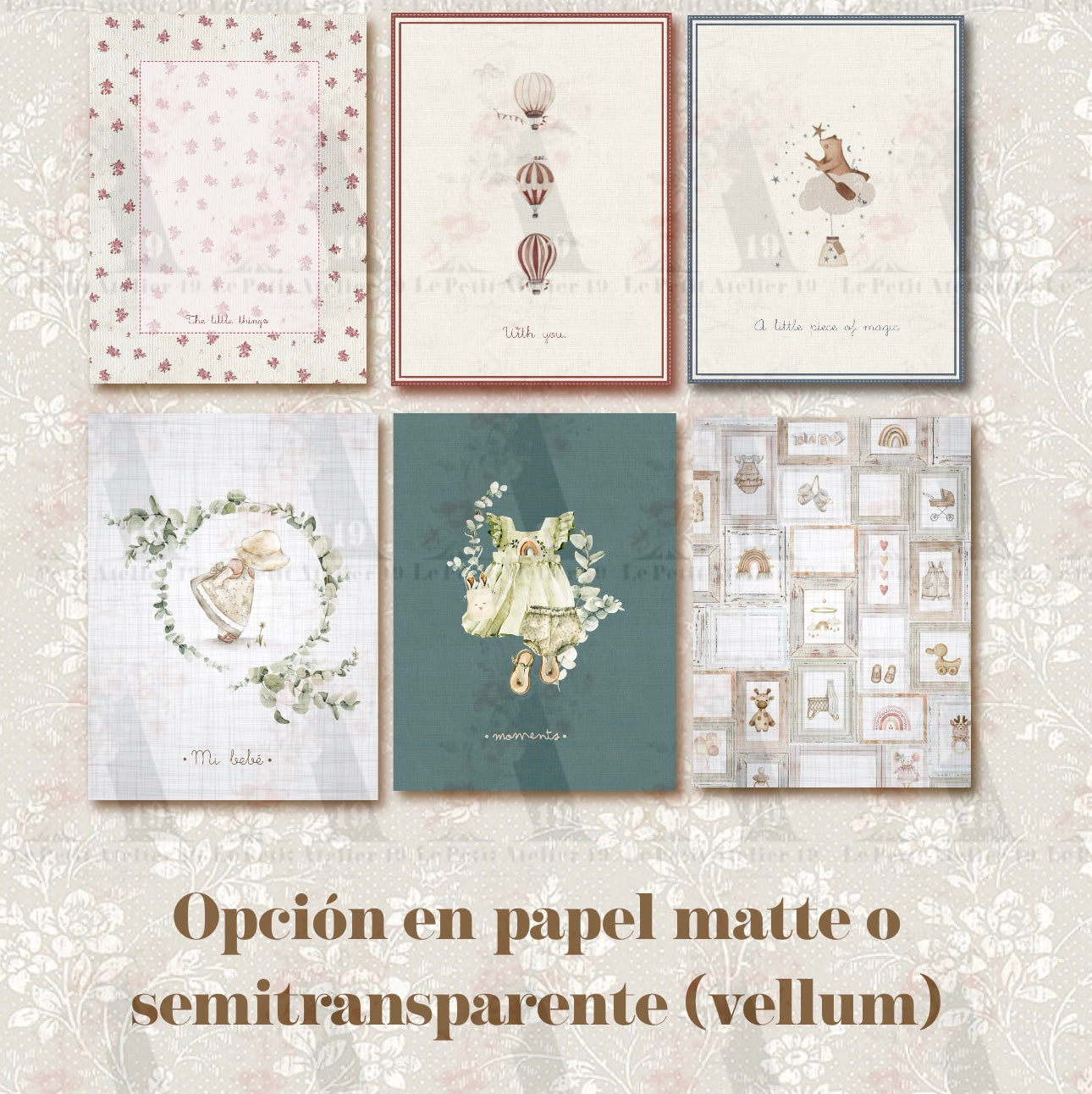 TARJETAS Little Things - Nursery