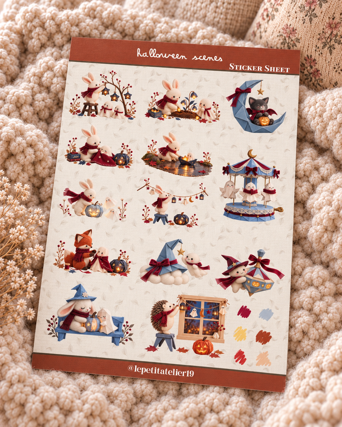 STICKERS · HALLOWEEN SCENES
