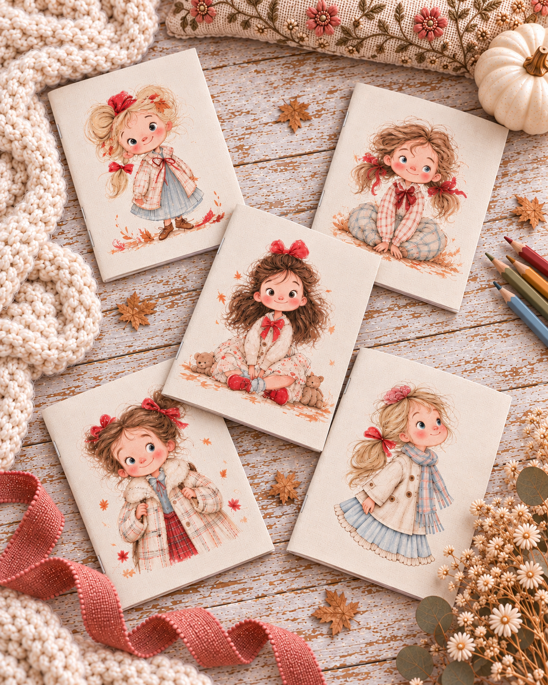 LIBRETAS · Colección Cute Girl