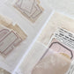 Kit Troquelados Latte · Carpeta de Ephemera
