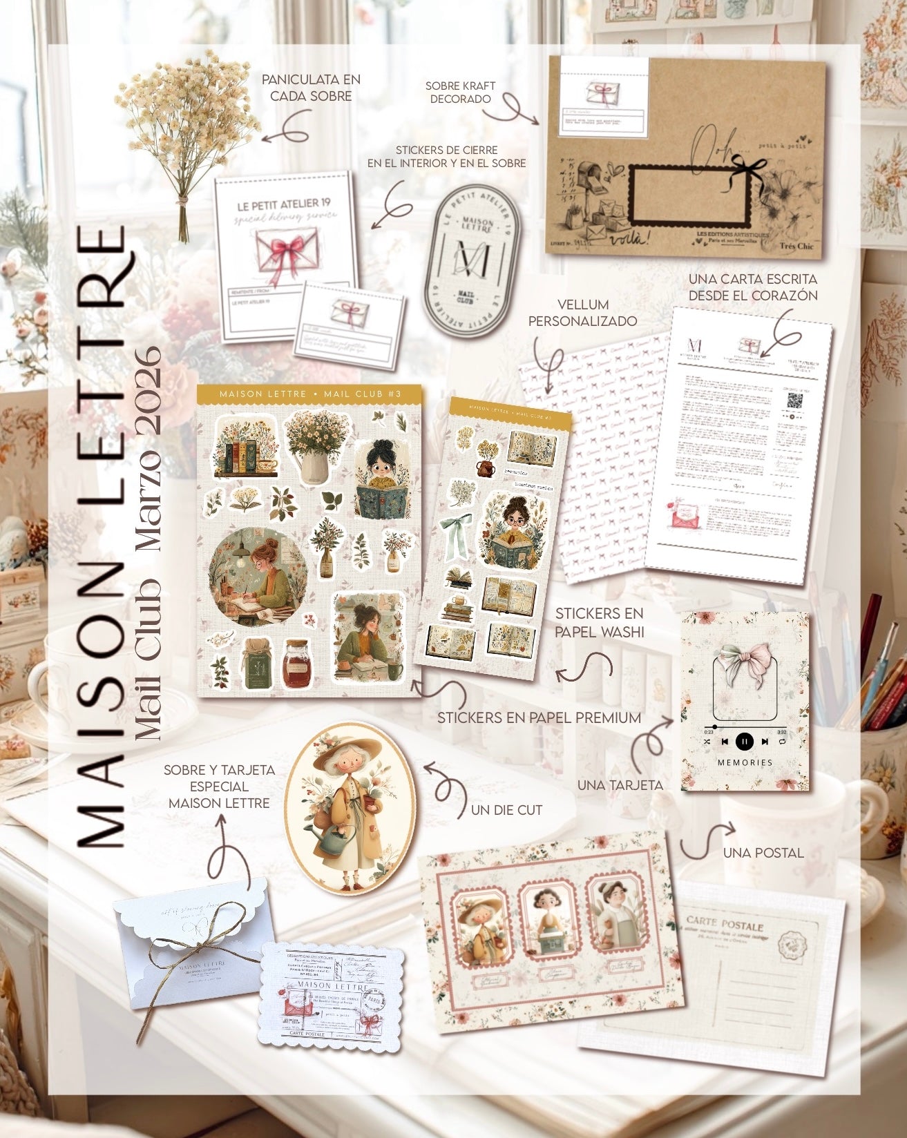 MAIL CLUB · Maison Lettre (Envios en España)