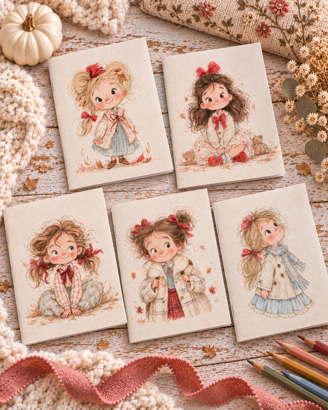 LIBRETAS · Colección Cute Girl