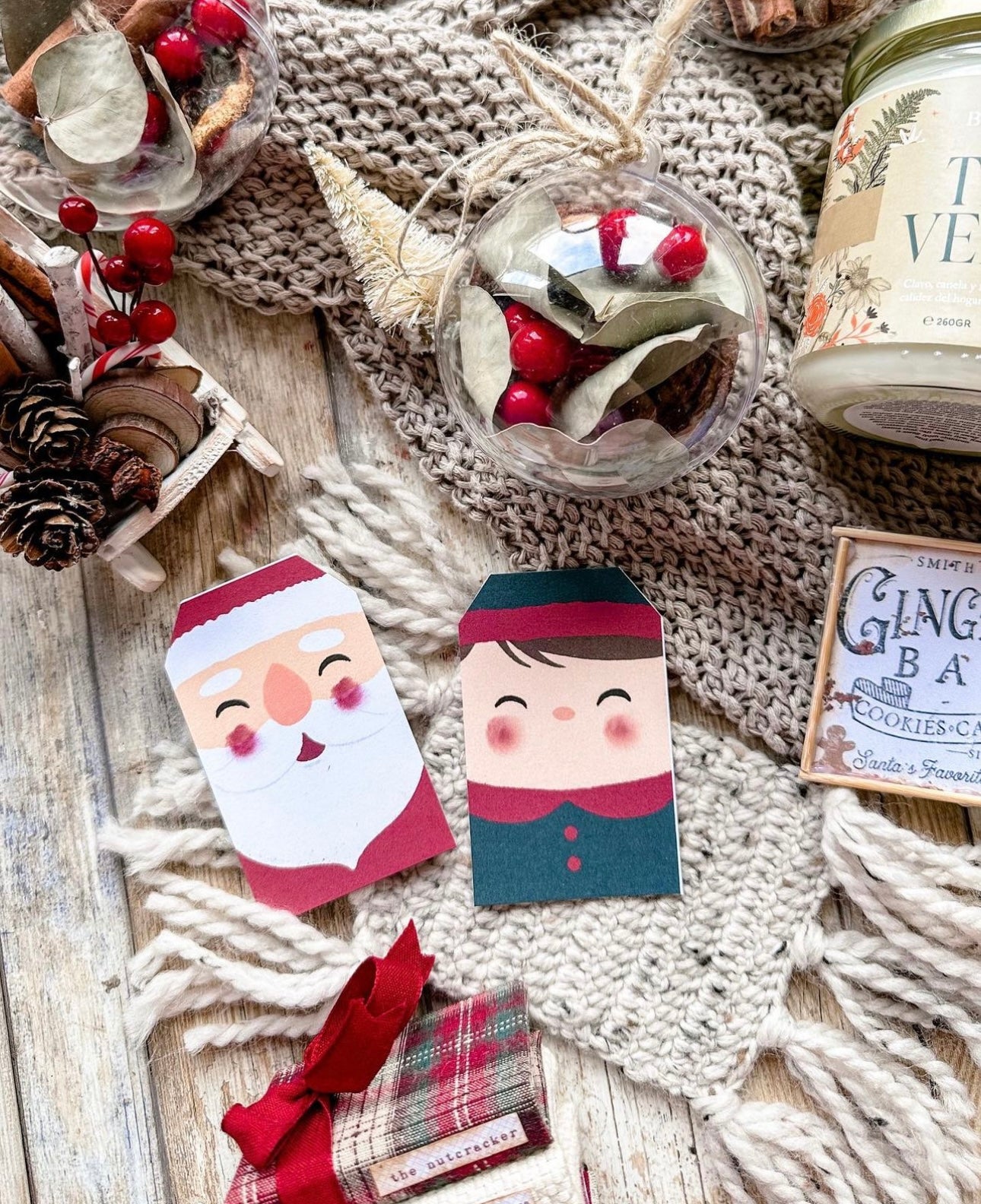 9 ETIQUETAS DE NAVIDAD