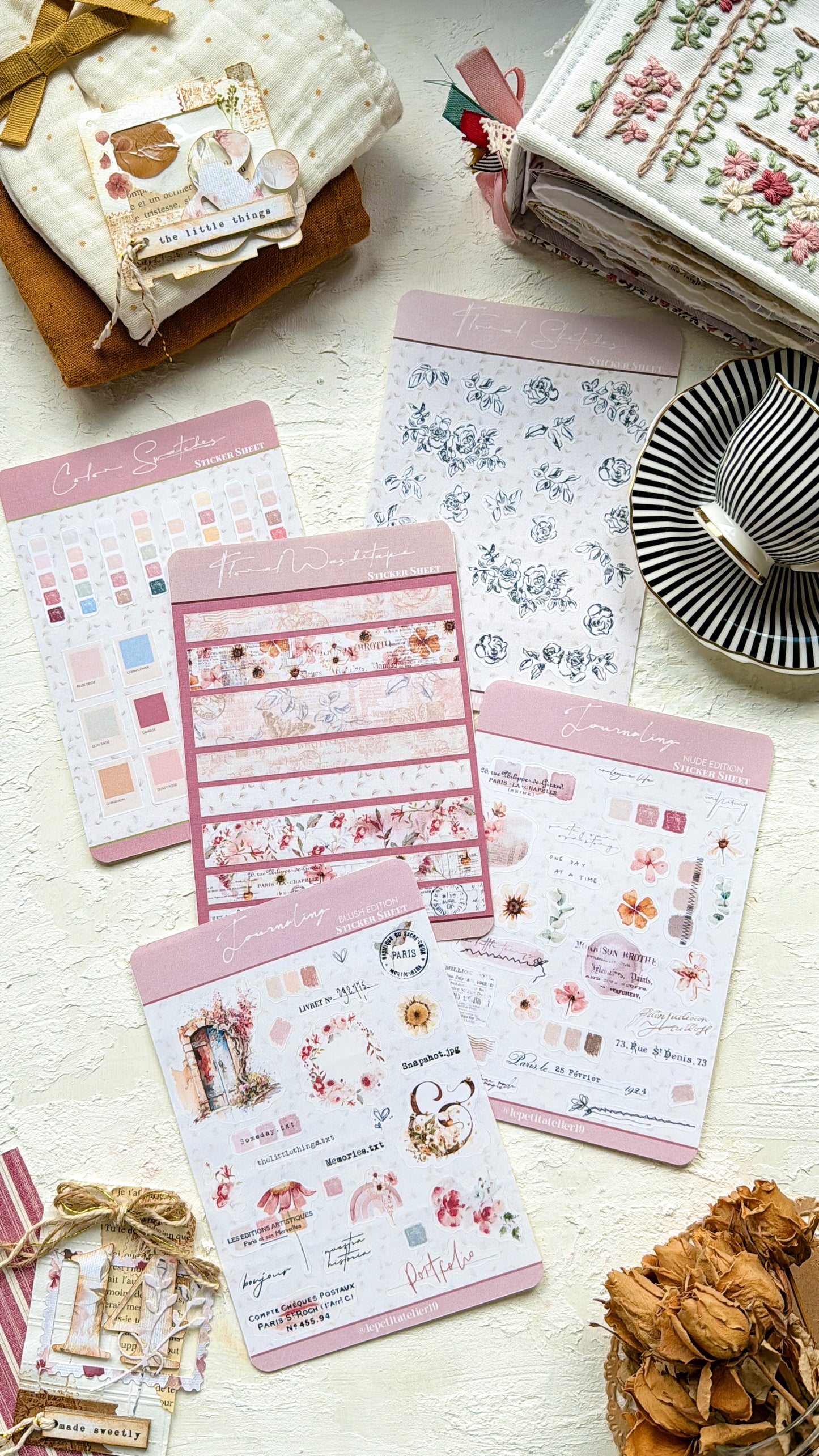 STICKERS · JOURNALING BLUSH