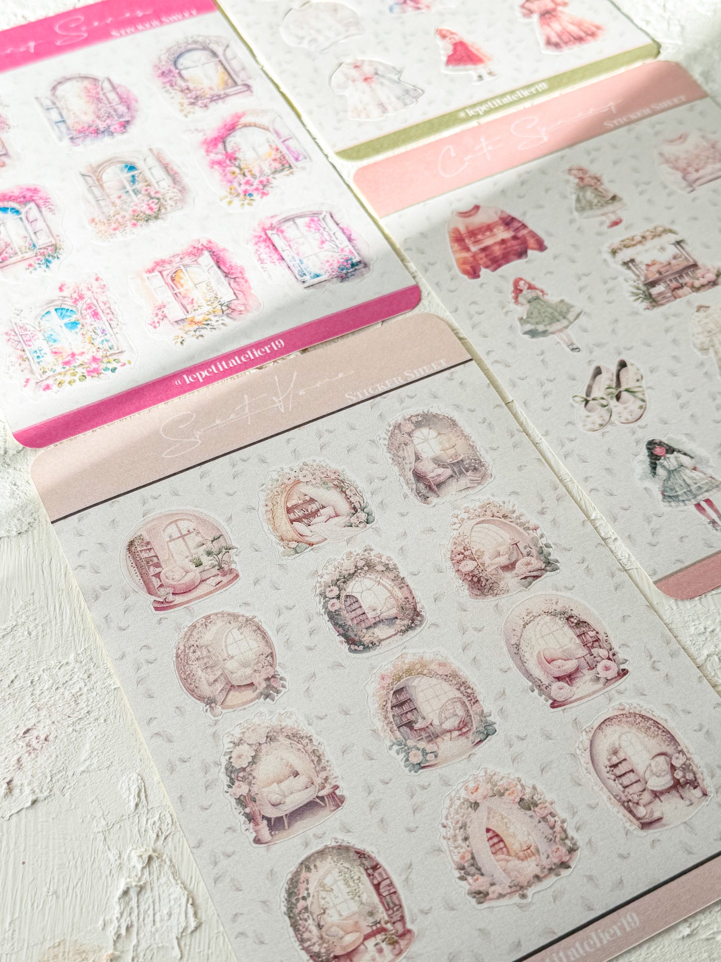 STICKERS · SPRING SCENES