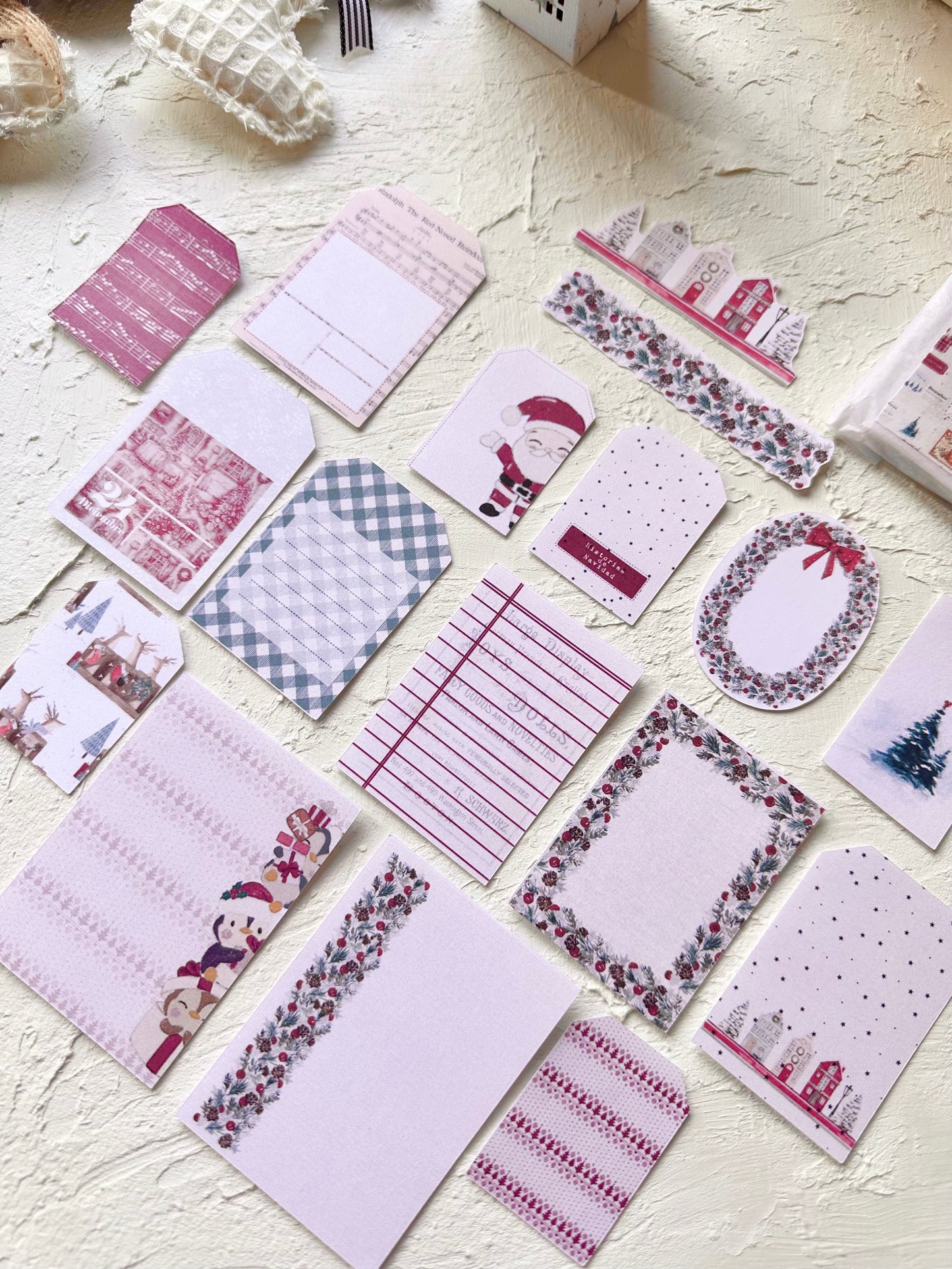77 DIE CUTS NAVIDAD · Ilustraciones, etiquetas...