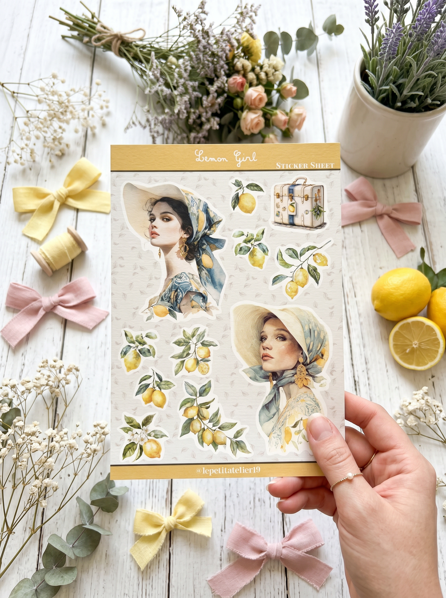 STICKERS · Lemon Girl