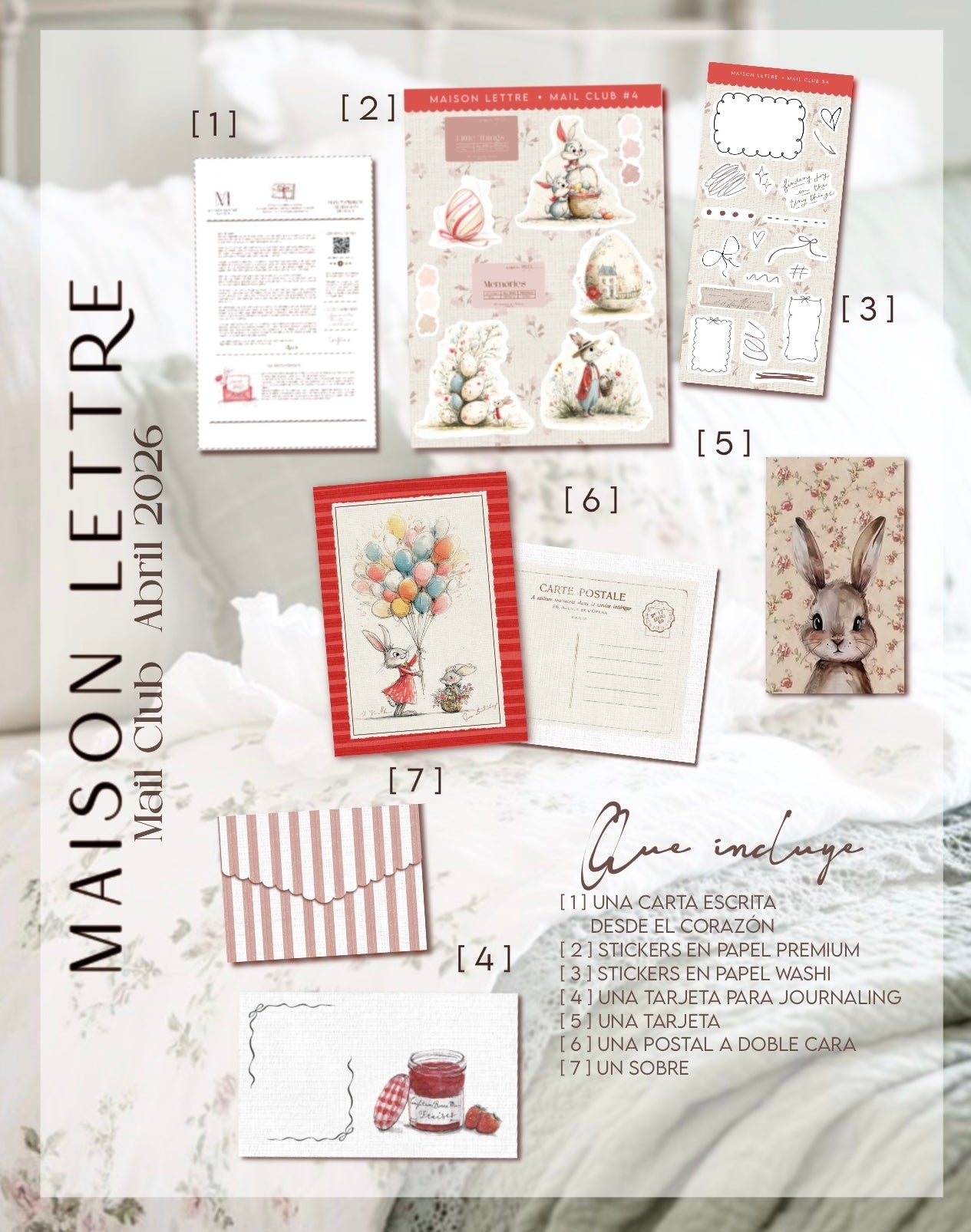 MAIL CLUB · Maison Lettre (Envios en España)