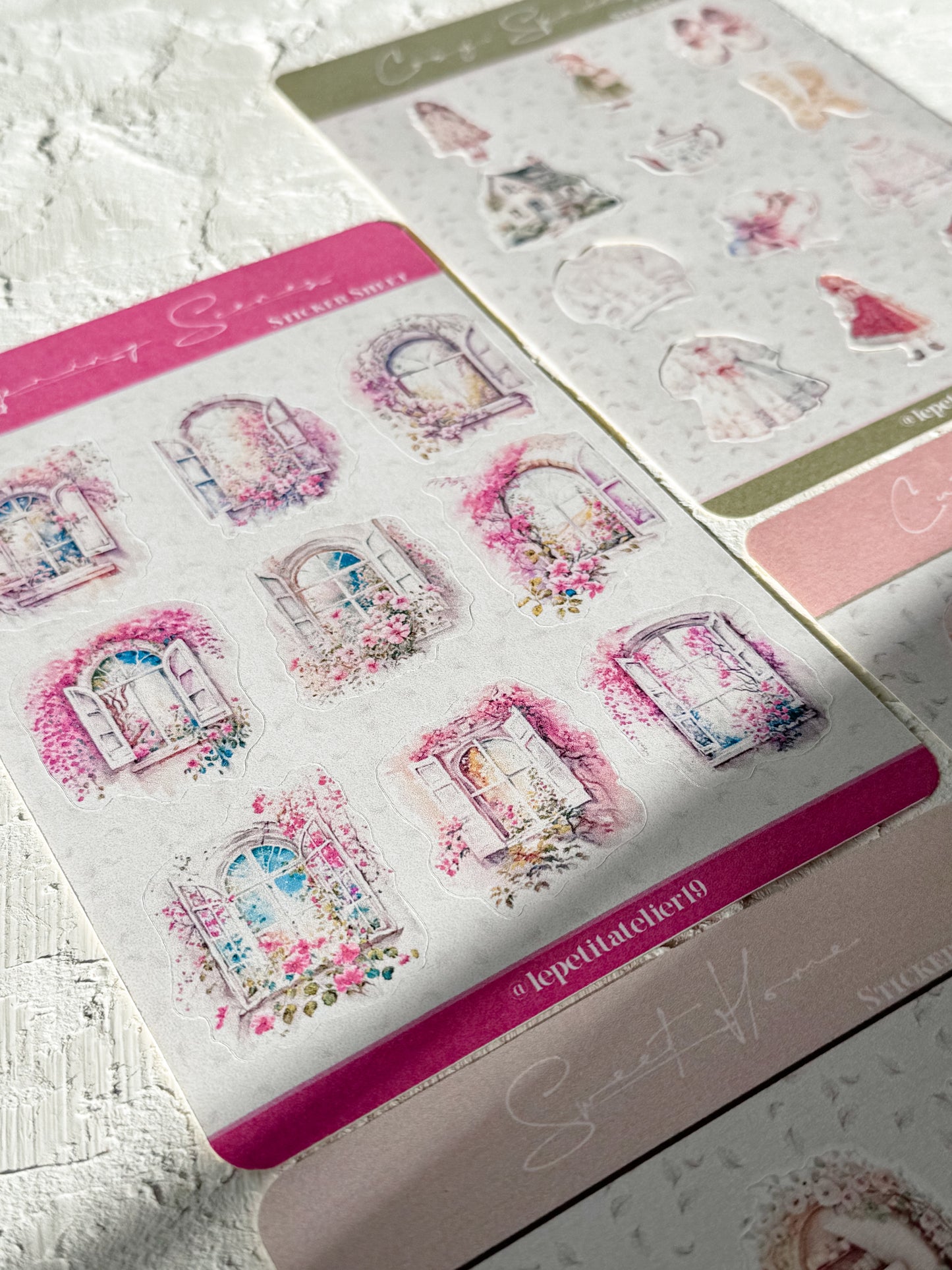 STICKERS · SPRING SCENES