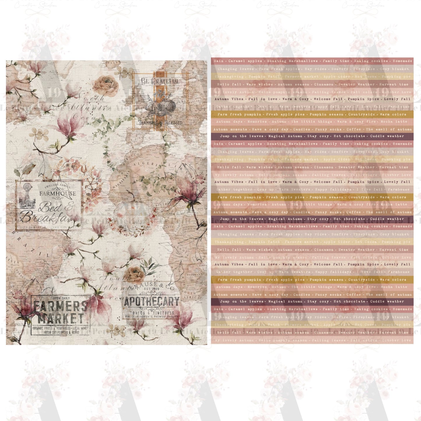 Colección de papeles Autumn Colors | Papeles decorados