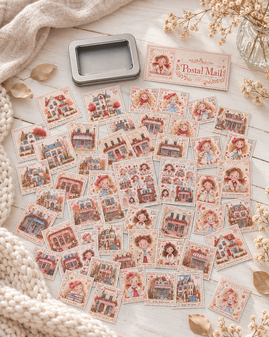 Lata Postal Mail · 52 piezas Die Cuts