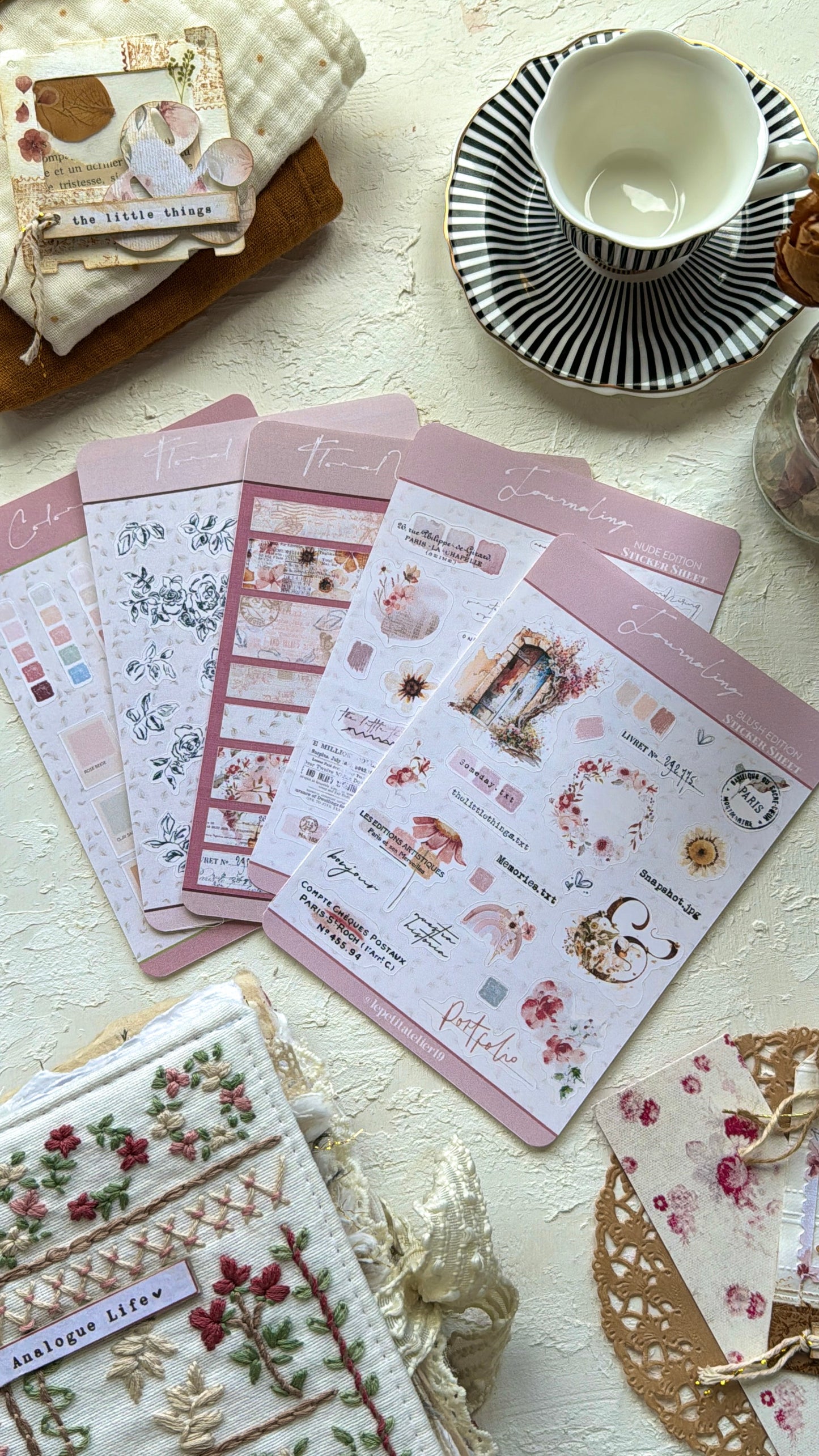 STICKERS · JOURNALING BLUSH