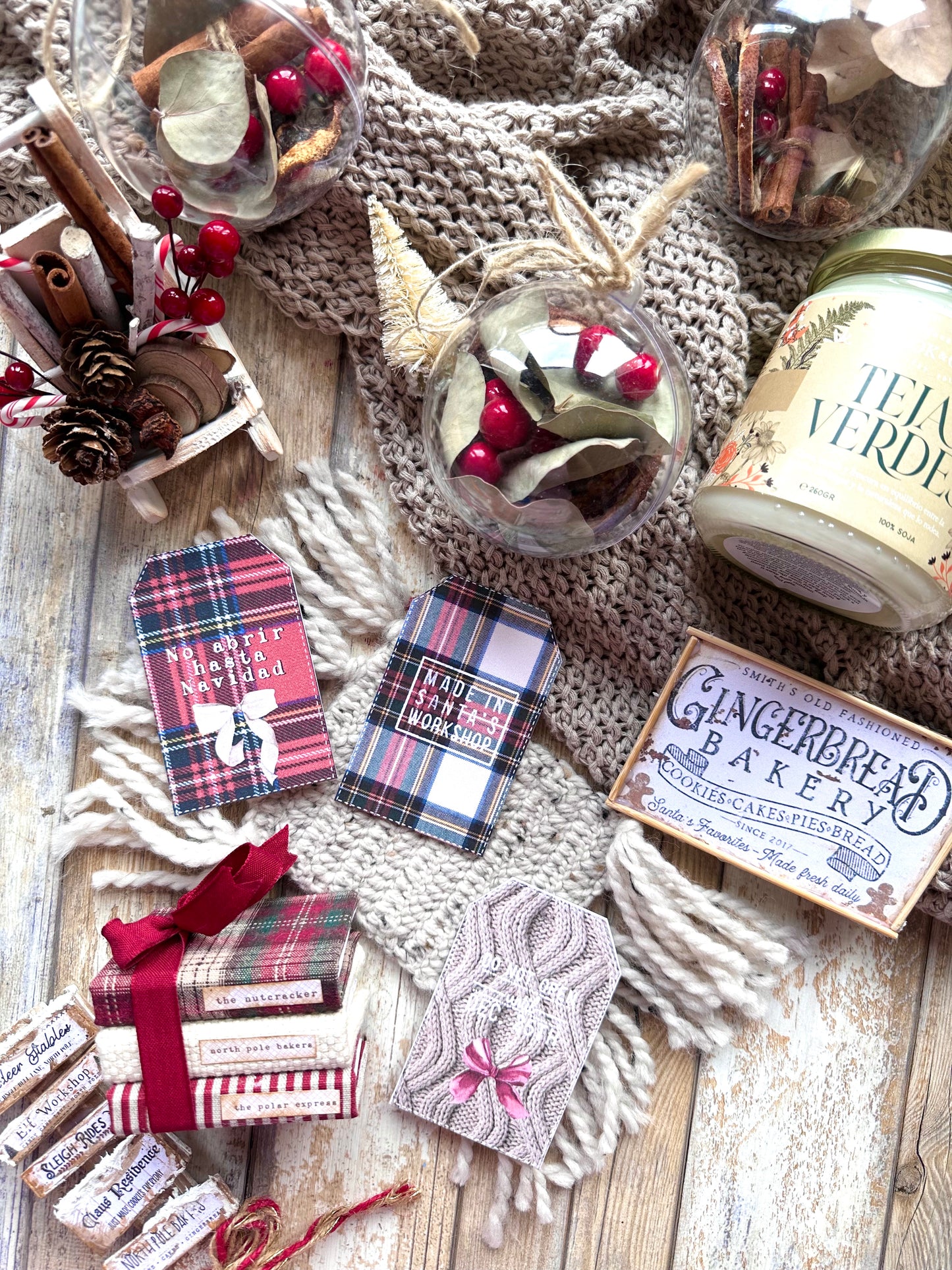 9 ETIQUETAS DE NAVIDAD