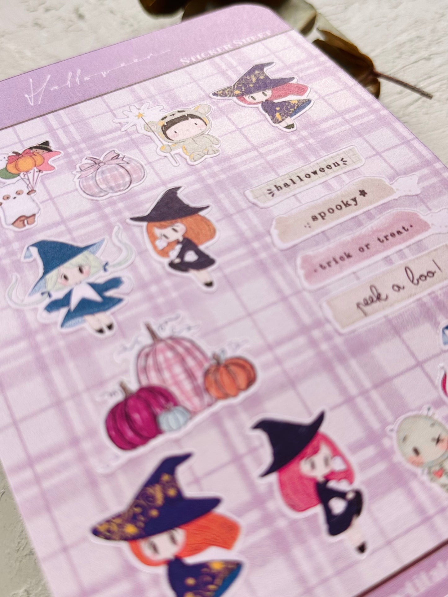 STICKERS · CUTE HALLOWEEN