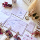 11 CHRISTMAS CARDS · On vellum &amp; matte paper