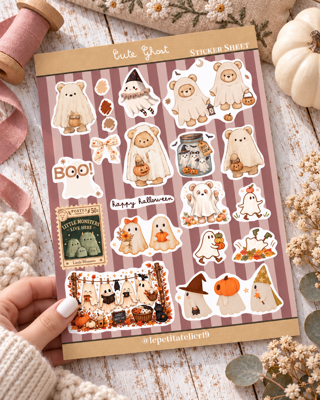 STICKERS · CUTE GHOST