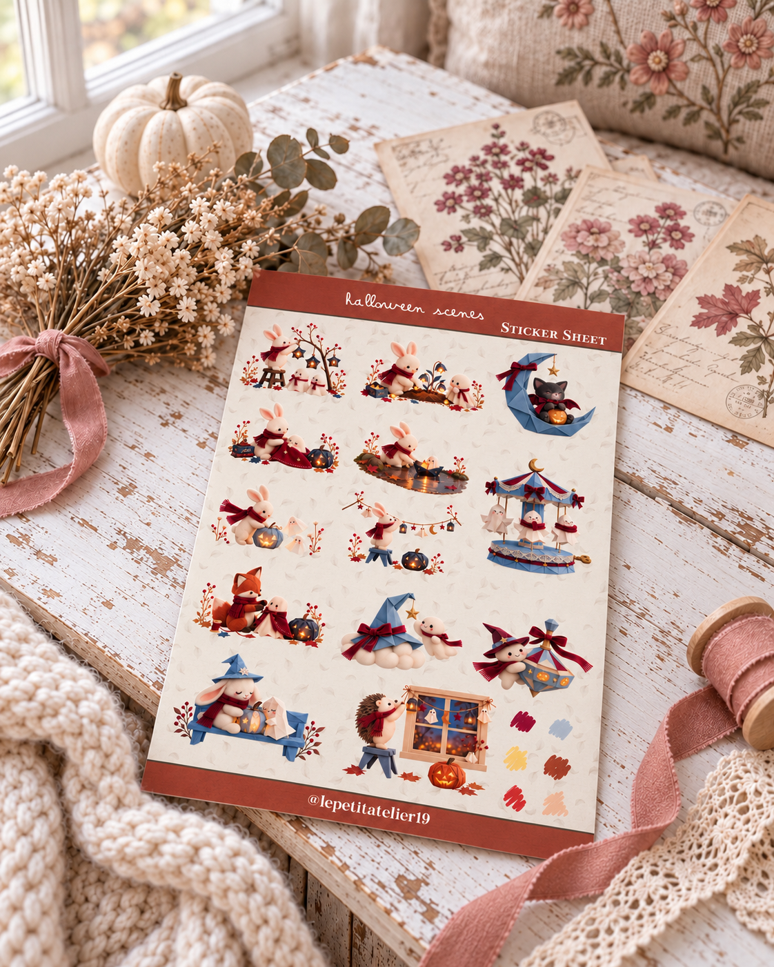 STICKERS · HALLOWEEN SCENES