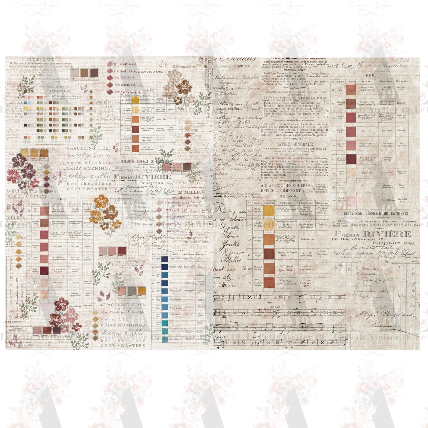 Colección de papeles Autumn Colors | Papeles decorados