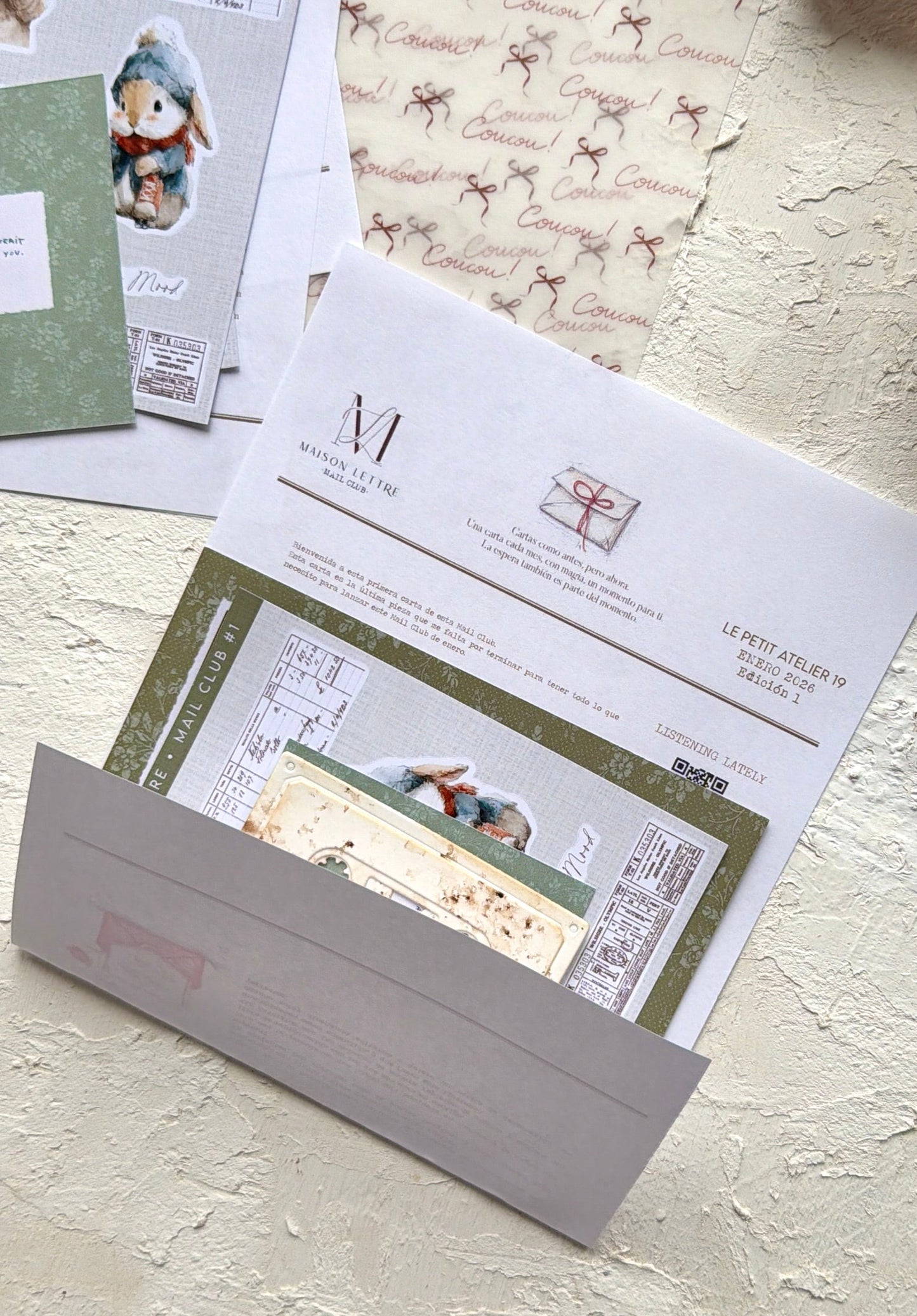 MAIL CLUB · Maison Lettre (Envios en España)