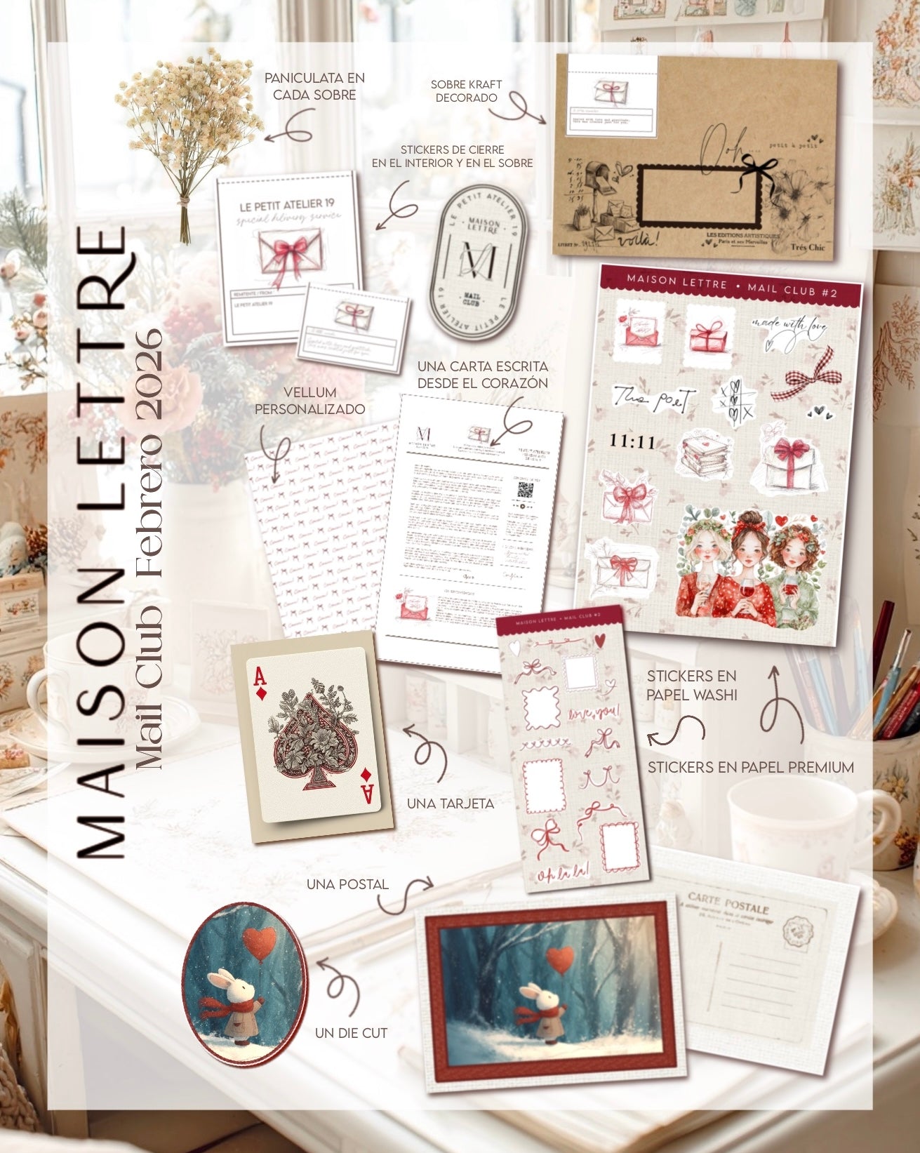 MAIL CLUB · Maison Lettre (Envios en España)