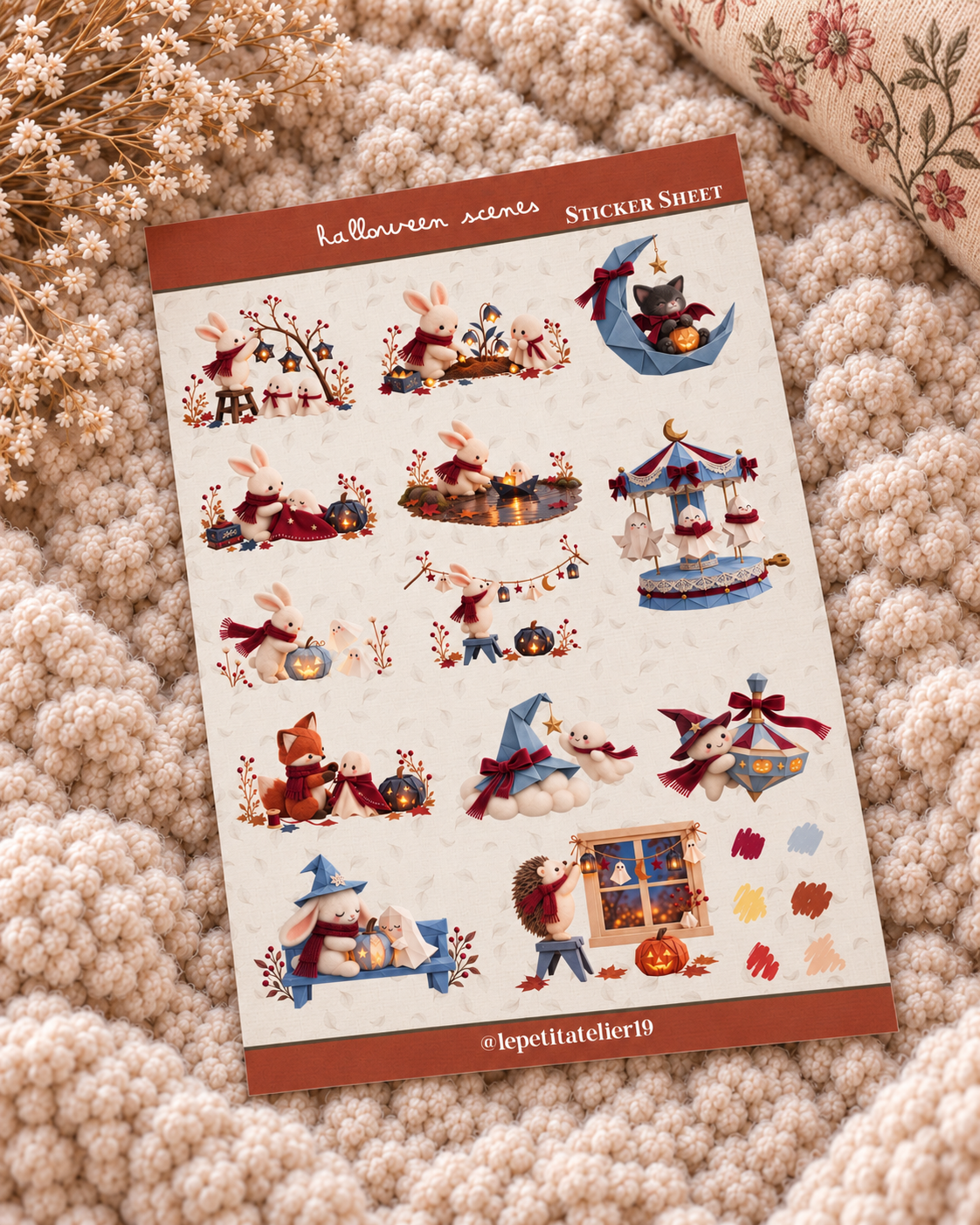 STICKERS · HALLOWEEN SCENES