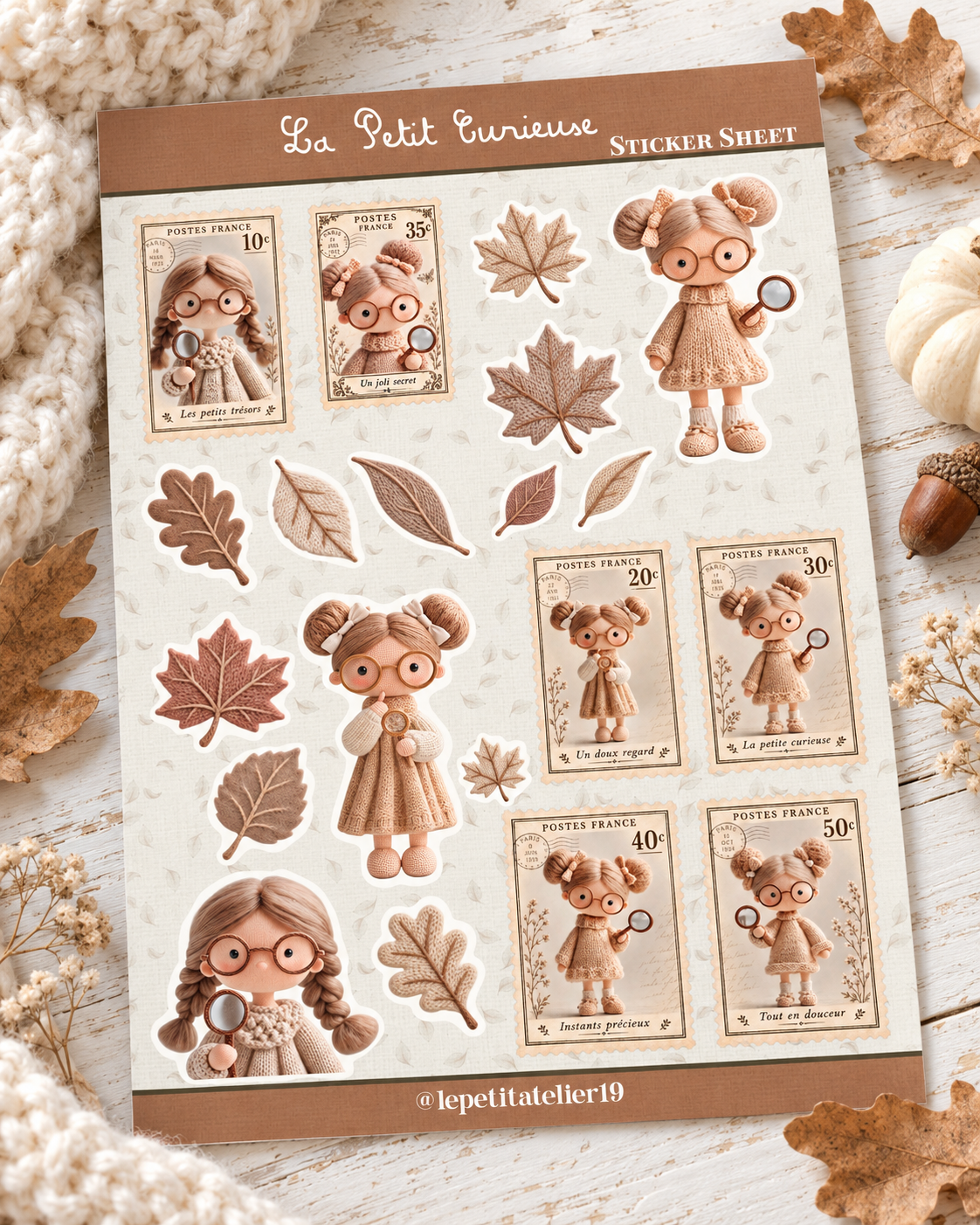STICKERS · LE PETIT CURIEUSE