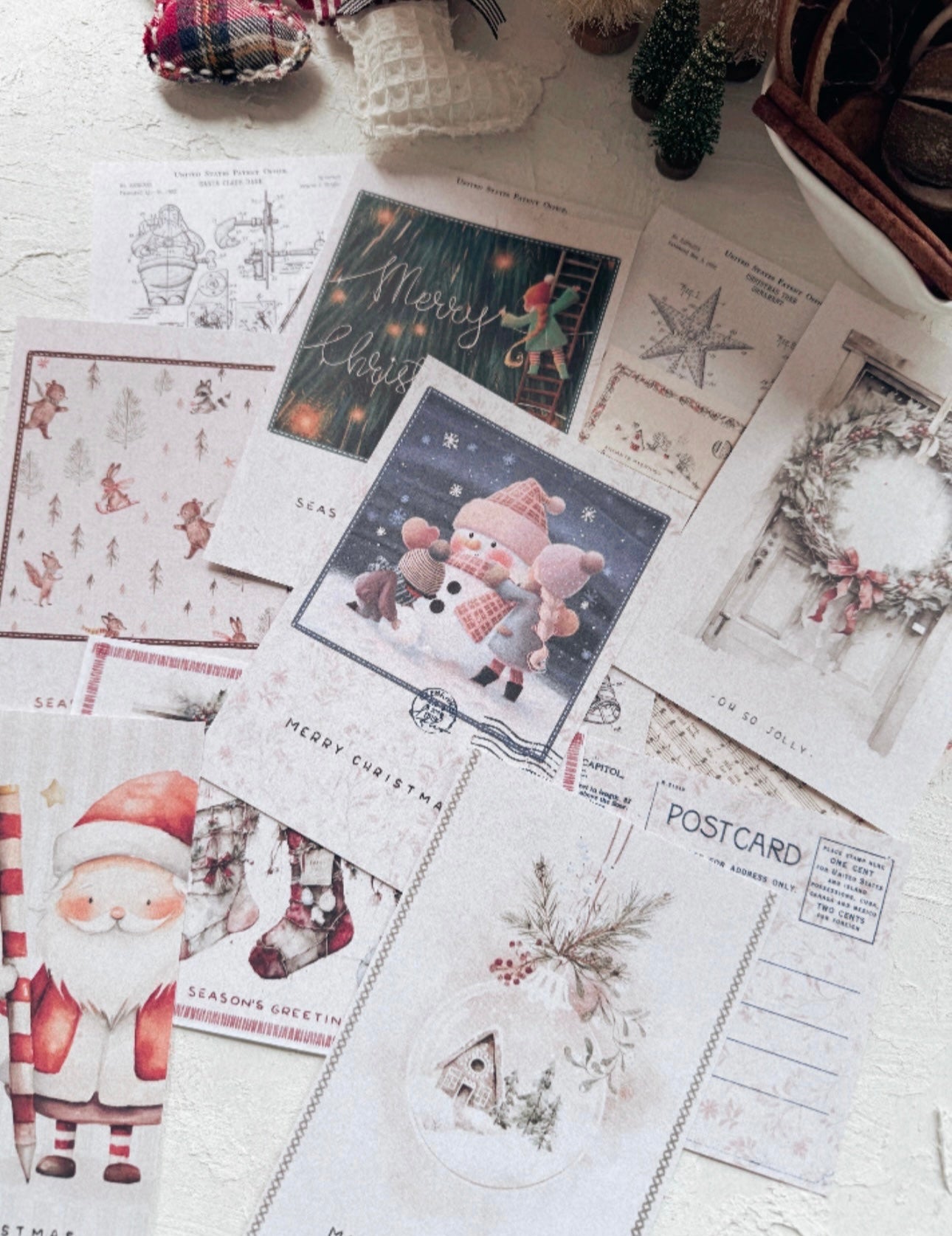 KIT VINTAGE NAVIDAD