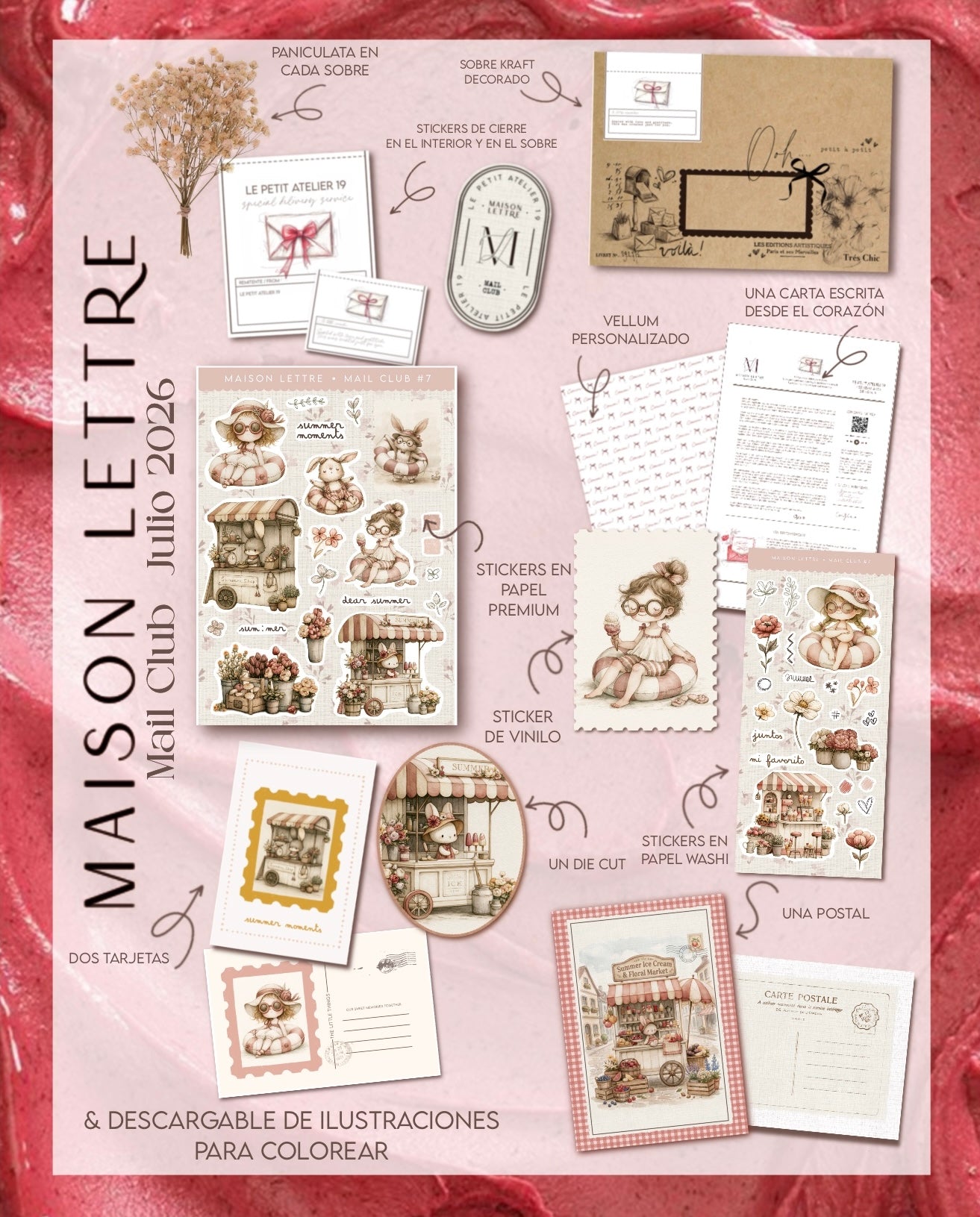 MAIL CLUB · Maison Lettre (Envios en España)