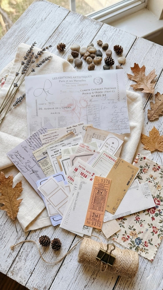Ephemera Vellum Pouch · Colección Atelier