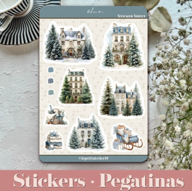 STICKERS · BLUE
