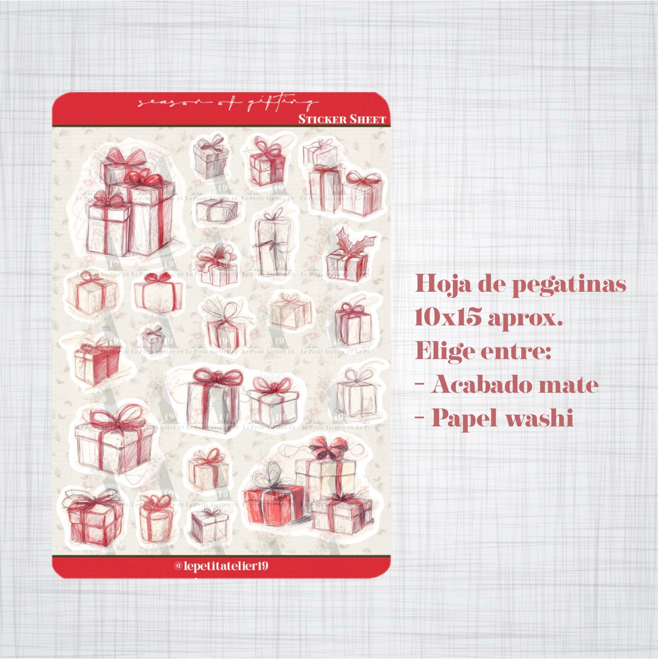 STICKERS · SEASON OF GIFTING