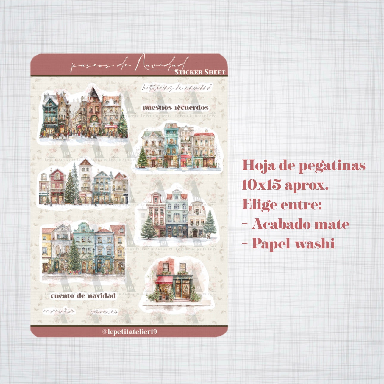 STICKERS · PASEOS DE NAVIDAD