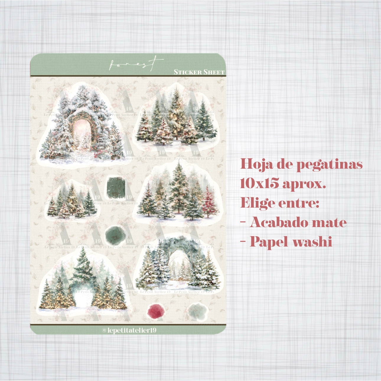 STICKERS · FOREST