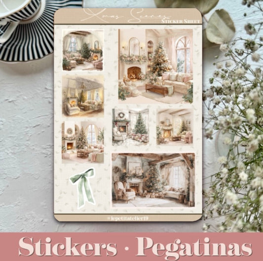 STICKERS · XMAS SCENES