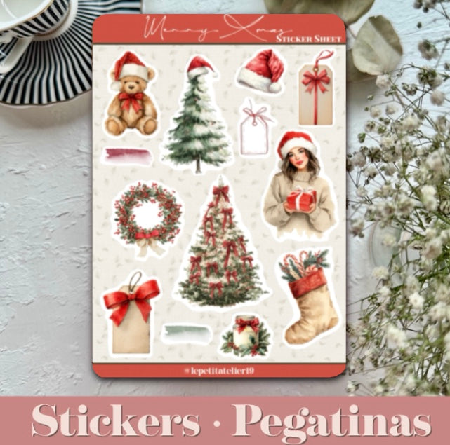 STICKERS · MERRY XMAS