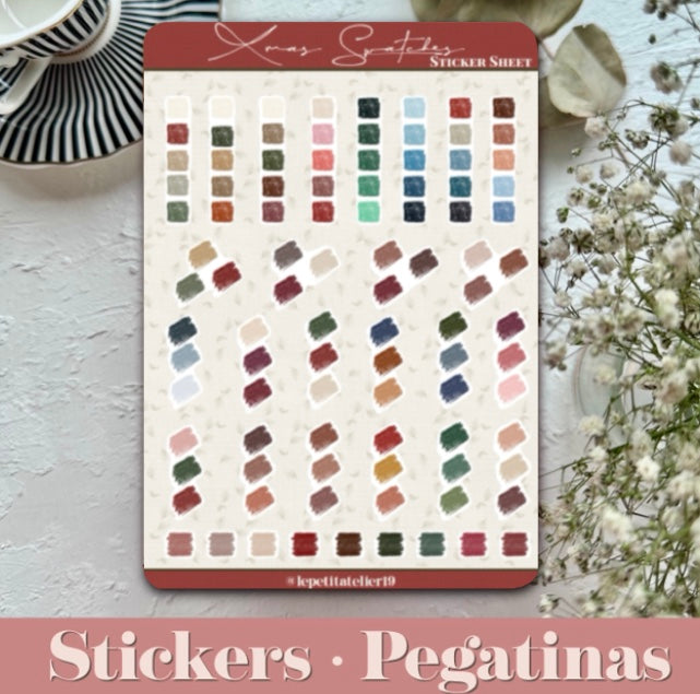 STICKERS · XMAS SWATCHES