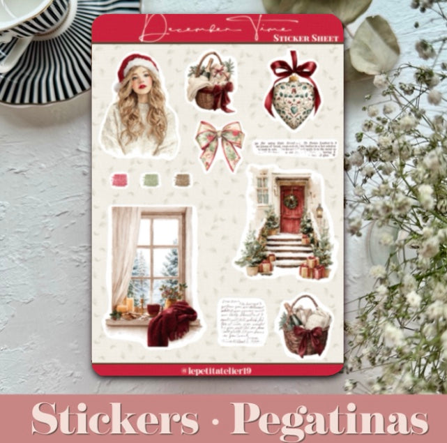 STICKERS · DECEMBER TIME
