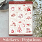 STICKERS · RED XMAS