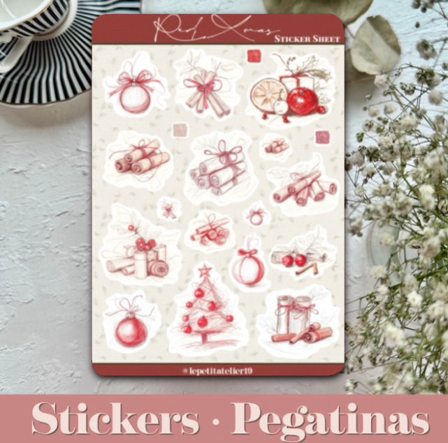 STICKERS · RED XMAS