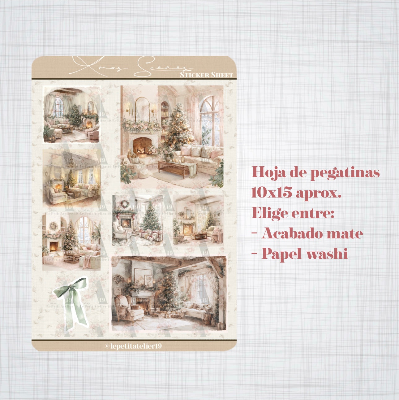 STICKERS · XMAS SCENES