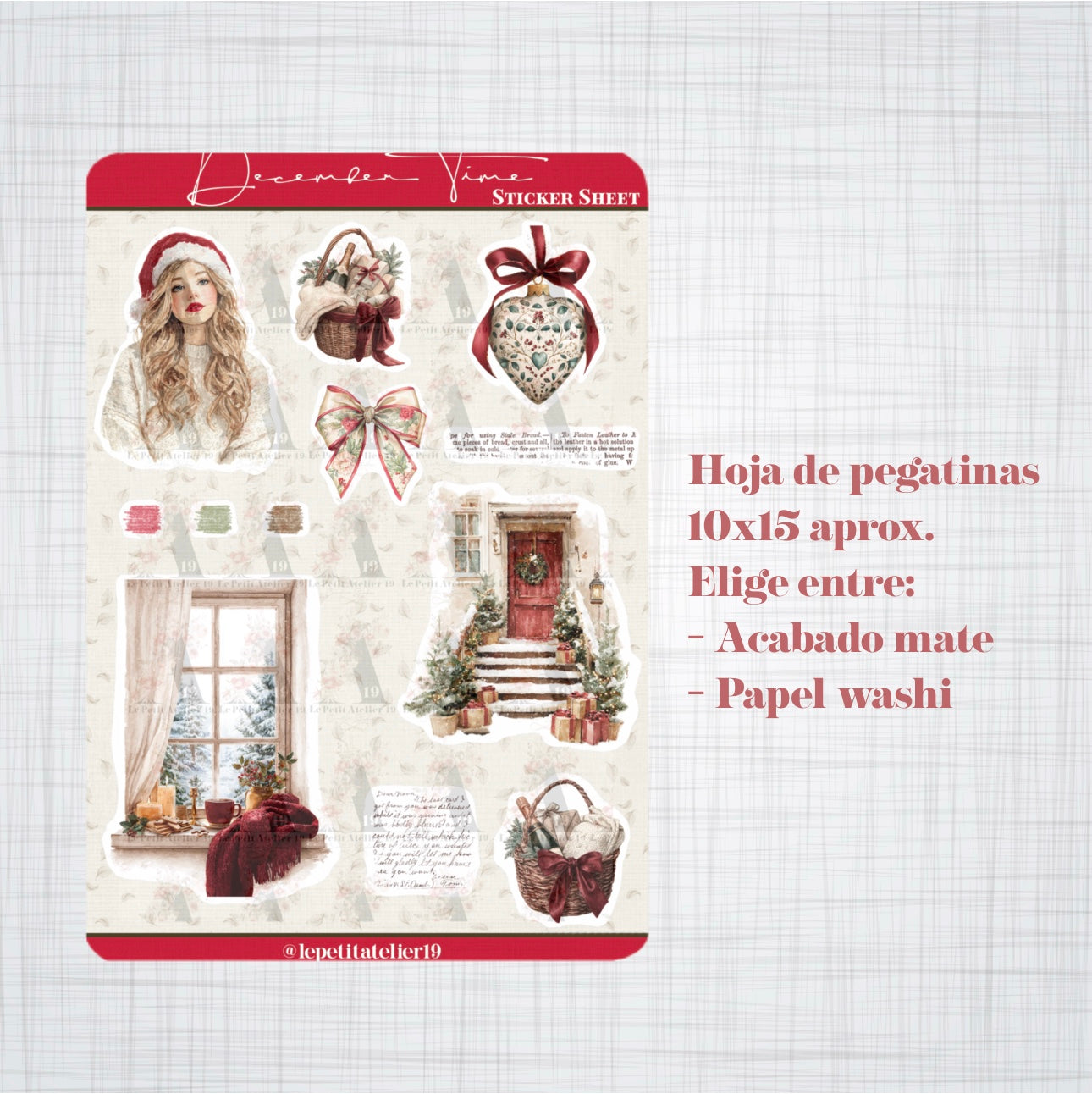 STICKERS · DECEMBER TIME